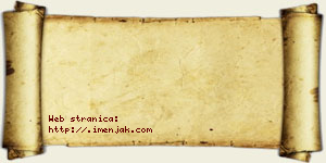 Jovana Vučić vizit kartica